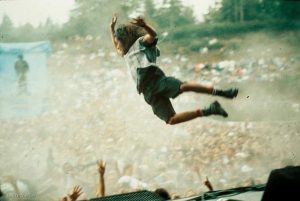 Eddie Vedder at Pinkpop Festival Netherlands June 6 1992. Seattle Grunge Bands